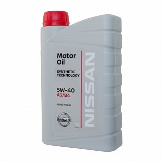 Олива 5W40 Motor Oil (1л) (A3/B4) NISSAN KE90090032