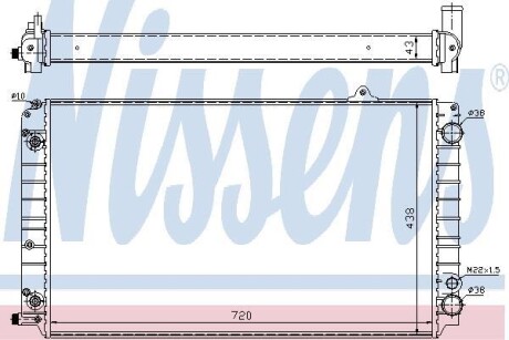 Радиатор NISSENS 60239