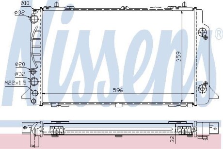 Радиатор NISSENS 60448A