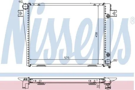 Радиатор NISSENS 60601A