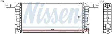 Радiатор NISSENS 606695