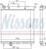 Радіатор системи охолодження NISSENS 61277 (фото 1)