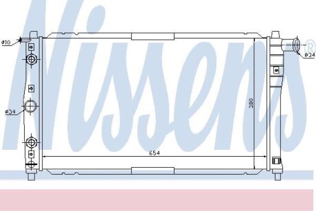 Радиатор NISSENS 616591