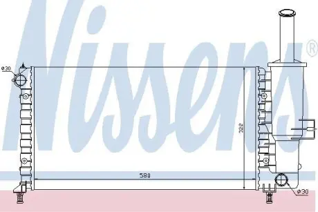 Радиатор NISSENS 61764