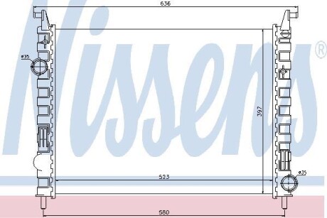 Радиатор NISSENS 617862