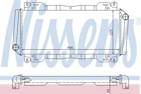 Радиатор NISSENS 62093