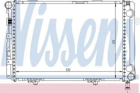 Радиатор NISSENS 62549A