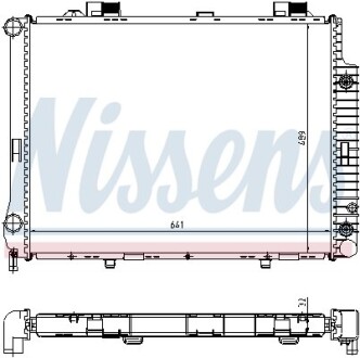 Радiатор NISSENS 62666A