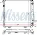 Радіатор охолодження MERCEDES E-CLASS W 124 (84-) E 220 NISSENS 62763A (фото 1)