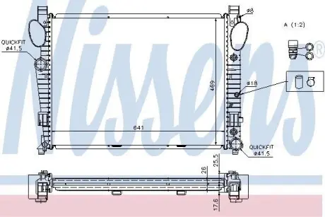 Радiатор NISSENS 62774A