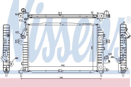 Радиатор NISSENS 630705