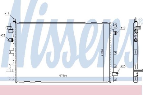 Радiатор NISSENS 630772