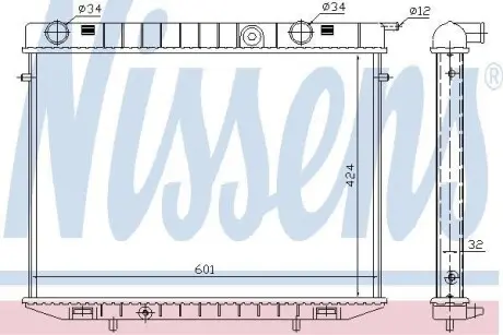 Радиатор NISSENS 63244