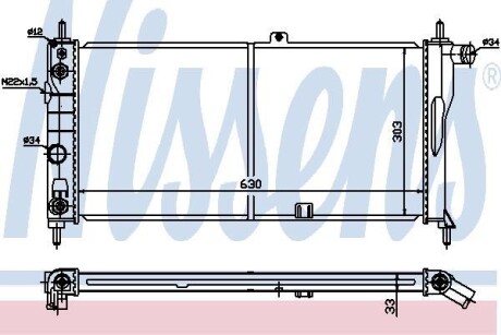 Радиатор NISSENS 632751