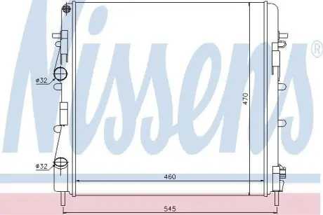 Радиатор NISSENS 63763