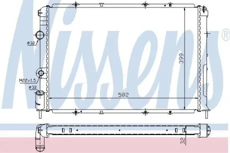 Радиатор NISSENS 63938A