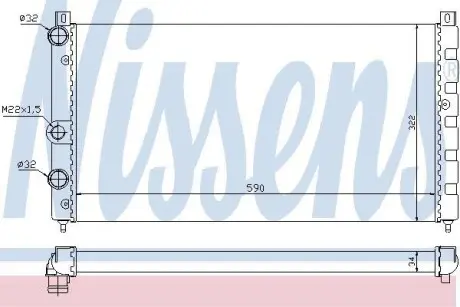 Радиатор NISSENS 64065