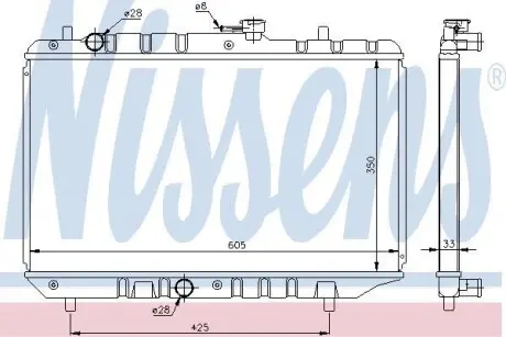 Радиатор NISSENS 64154