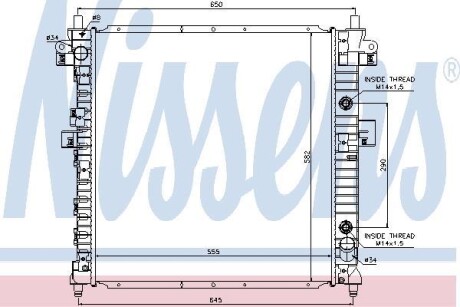 Радиатор NISSENS 64326