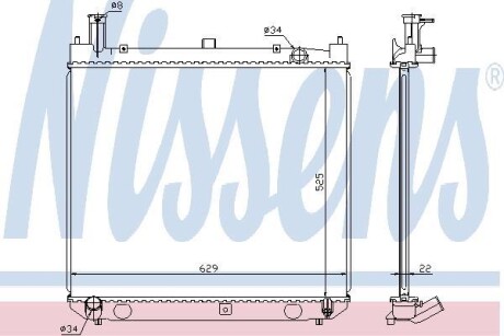 Радіатор NISSENS 64858A