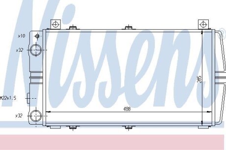 Радиатор NISSENS 648911