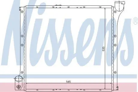 Радiатор NISSENS 65221