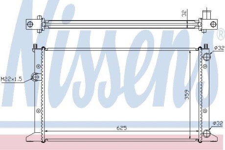 Радиатор NISSENS 65266