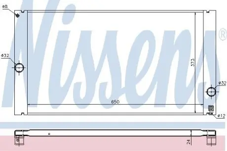 Радиатор охлаждения NISSENS 65614