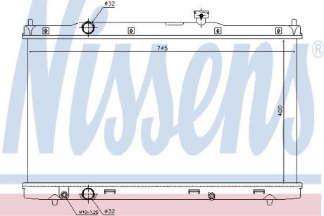 Радиатор охлаждения NISSENS 681376