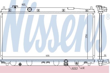 Радиатор NISSENS 68150