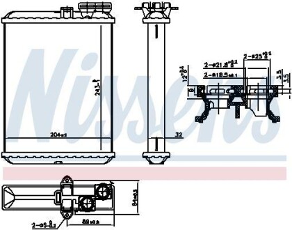 Радіатор опалення NISSENS 707102