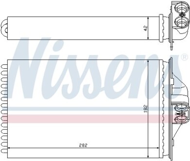 Радіатор печі NISSENS 70975