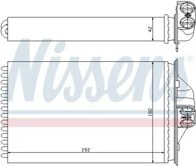 Радіатор печі NISSENS 70975