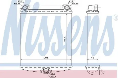 Радиатор отопления NISSENS 72001