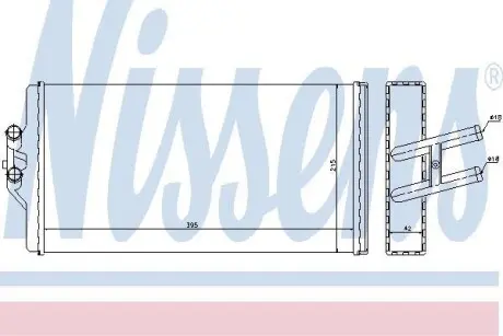 Радиатор отопления NISSENS 72005