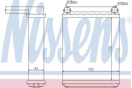 Радиатор отопления NISSENS 72038