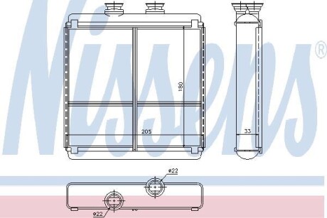 Радиатор отопления NISSENS 72042