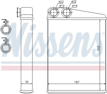 Радиатор отопления NISSENS 72046