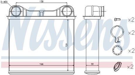 Радиатор отопления NISSENS 72049