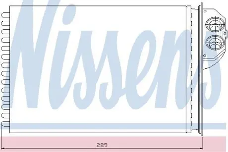 Радіатор печі NISSENS 72943