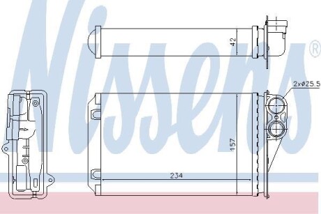 Радиатор отопления NISSENS 72946