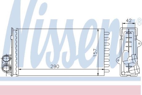 Радиатор отопления NISSENS 73356