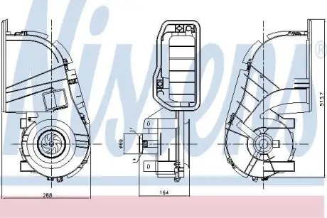 Вентилятор кабiни кондиц. NISSENS 87394