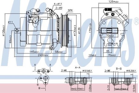 Компрессор кондиционера NISSENS 890049