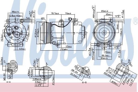 Компрессор кондиционера NISSENS 890090