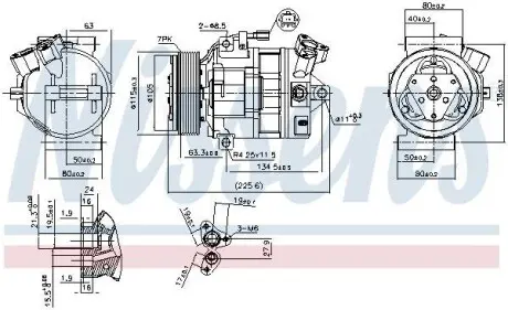 Компрессор кондиционера NISSENS 890138