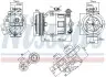 Компрессор кондиционера NISSENS 890185 (фото 1)