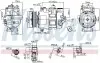 Компрессор кондиционера NISSENS 890550 (фото 1)