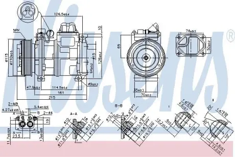 Компресор кондицiонера NISSENS 89093