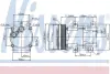 FORD Компресор кондиціонера ESCORT V 90-, ESCORT VI 95-, MAVERICK 01-, MONDEO I 93-, MONDEO II 96- NISSENS 89205 (фото 1)